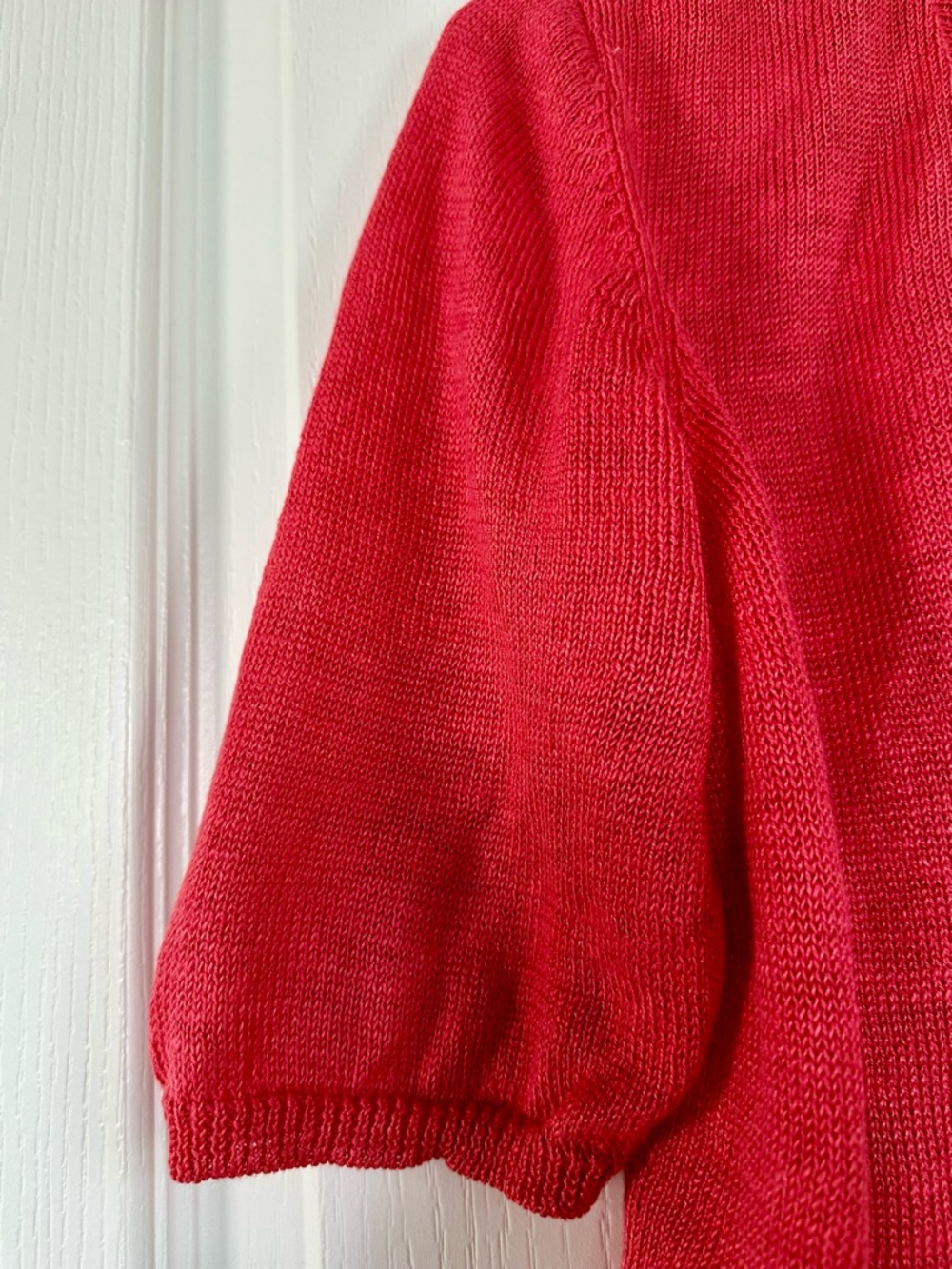 Eileen Fisher Linen  Open Cardigan Sweater - Picture 4 of 6